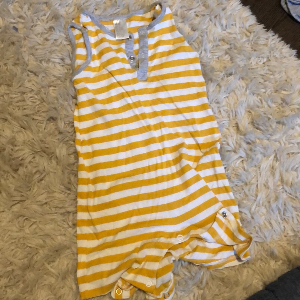 H&M striped romper 12-18M